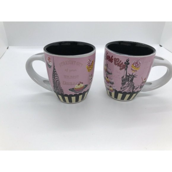 2 Kitchen Chic Coffee Mini Mugs NYC Espresso Cup Straight out Of Your Dr… - Picture 11 of 11